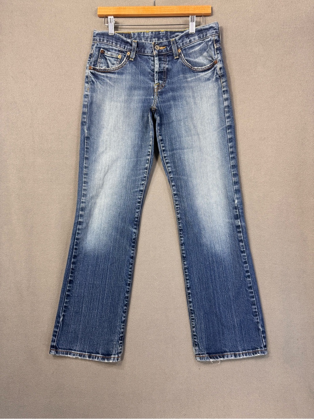 Lucky Brand Jeans, Billie Cut Easy Rider Dungarees by Gene Montesa Bootcut Jeans